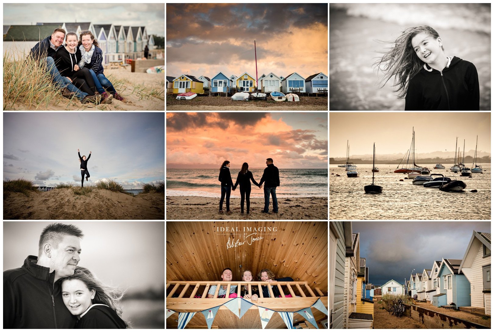 Beach Family Photographer: The Ponting Family at Mudeford Spit