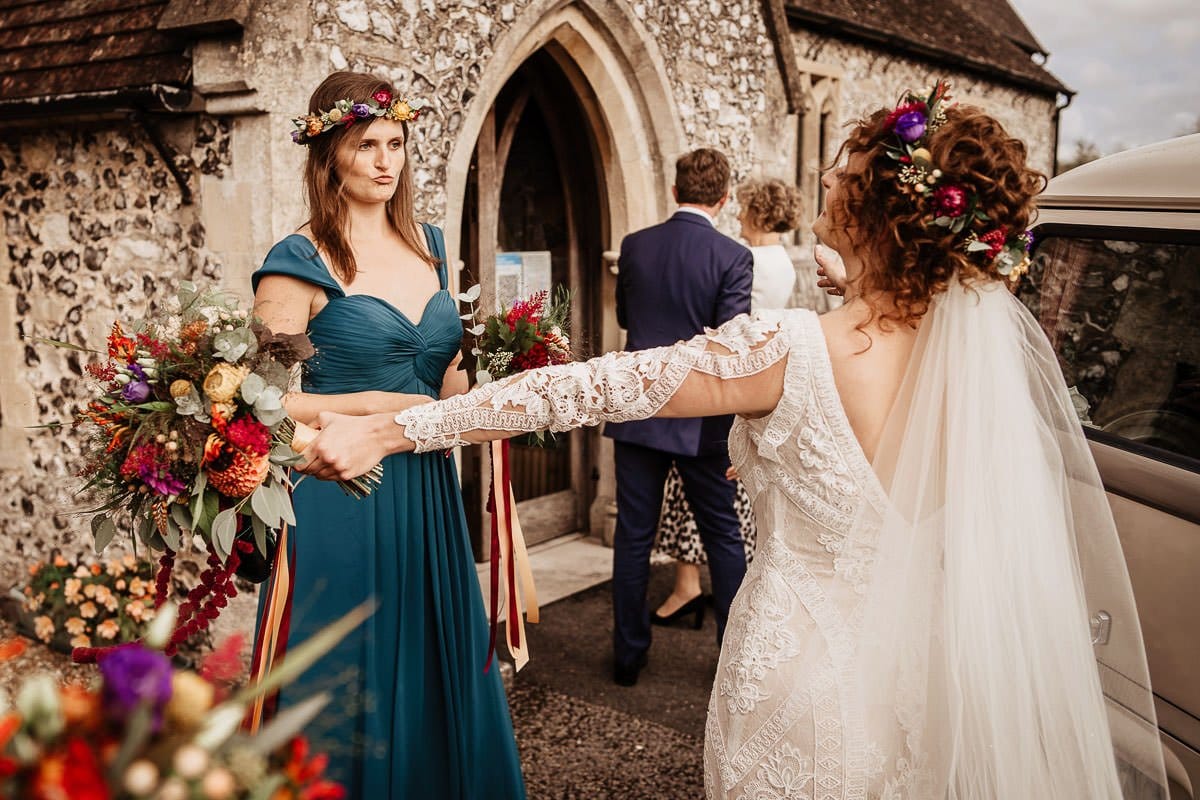 Boho styled Micro Wedding in Hampshire :: Hannah + Mike